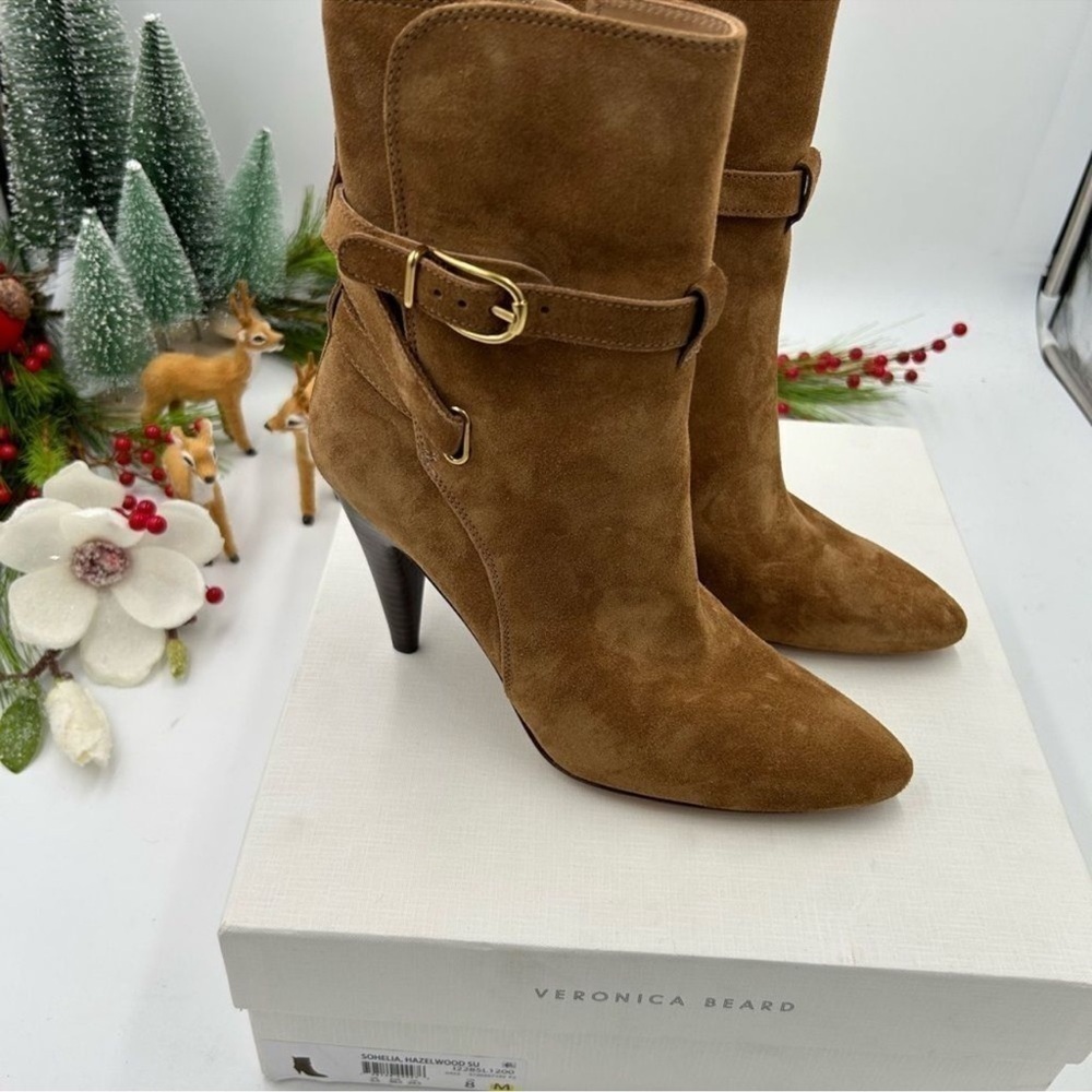 Women’s Veronica Beard, suede ankle boots size 8 - Picture 10 of 11